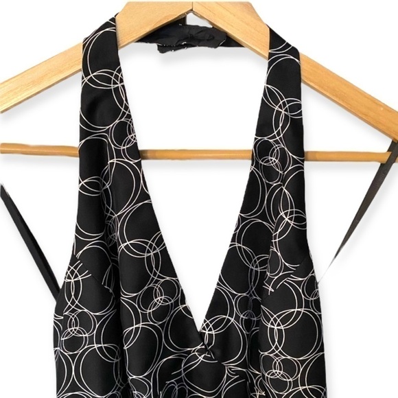 Laundry by Shelli Segal 100% Silk Halter Slip Dress, Bubble Print, Size 2 - Picture 2 of 14